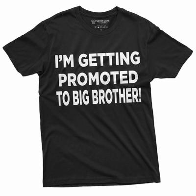 Men's Getting Promoted To Big Brother T-shirt | New Baby Tee | Baby Shower Shirt