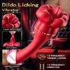 Nipple Vagina Tongue Licking Vibrator Massager Masturbation Dildo Vagina Massage Wand G-Spot Vibration Dildo Female AdultSex Toy