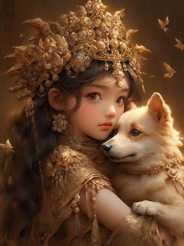 Ženy a koně Diamantová malba Nové přírůstky Zvířata Domácí kutily Plný Čtverec Kulatý Vrták Kamínková výšivka Dívka Psík Mozaika Sady křížkového stehu Nástěnné dekorace