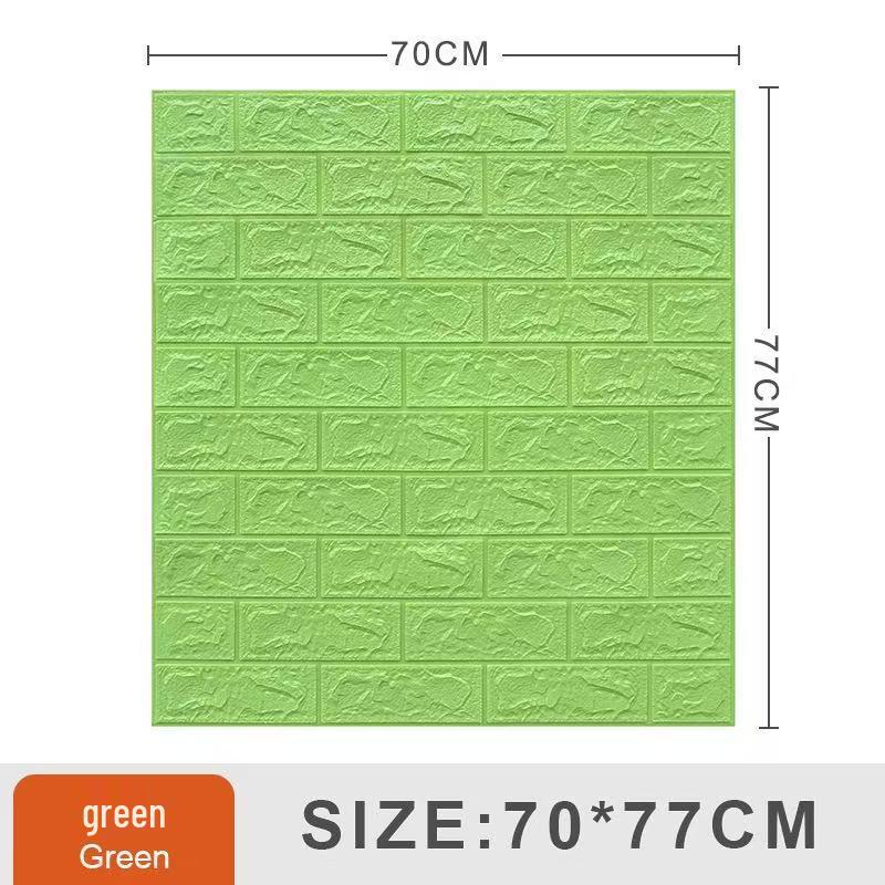 3D Soundproof XPE Foam Wall Sticker: Waterproof, Anti-collision, Soft Self-adhesive for Children's Rooms & Kindergartens