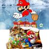 Cartoon Super Mario Single Panel Duvet Cover Set Bedding For Decor Bedroom