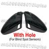 Y91A-Car Side Mirror Covers Side Wing Mirror Cover W/Blind Spot Hole For Passat B8 Variant Arteon Caps 2016-
