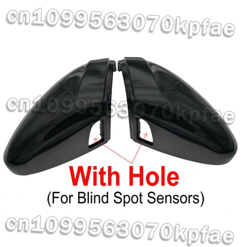 Y91A-Car Side Mirror Covers Side Wing Mirror Cover W/Blind Spot Hole For Passat B8 Variant Arteon Caps 2016-
