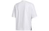 adidas T Shirts Men's White Crew Neck Moderate Straight Fit GC9948
