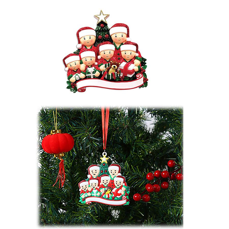 DIY Weihnachtsdekorationen für Zuhause, Familienfigur, Weihnachtsdekorationen für Zuhause, Jahr 2022, Weihnachtsbaumschmuck