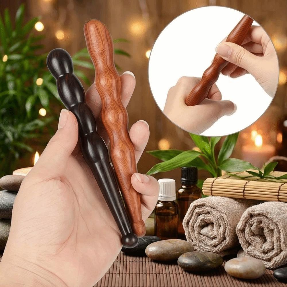 Handheld Gua Sha Point Massage Tools Wooden Stress Relief Sandalwood Foot Massager Muscle Relaxation Acupressure Pen