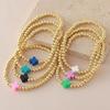 Cross Jewelry Set With Copper Bead Elastic Cord For Daily Wear And Gift Giving