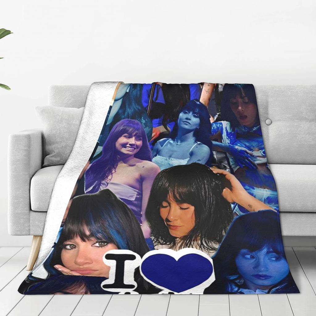 Aitanaed Tour Knitted Blanket Fuzzy Throw Blankets Airplane Travel Decoration Soft Warm Bedspreads,