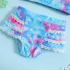 Girls' Fish Scale Halter Bikini Two-Piece Set