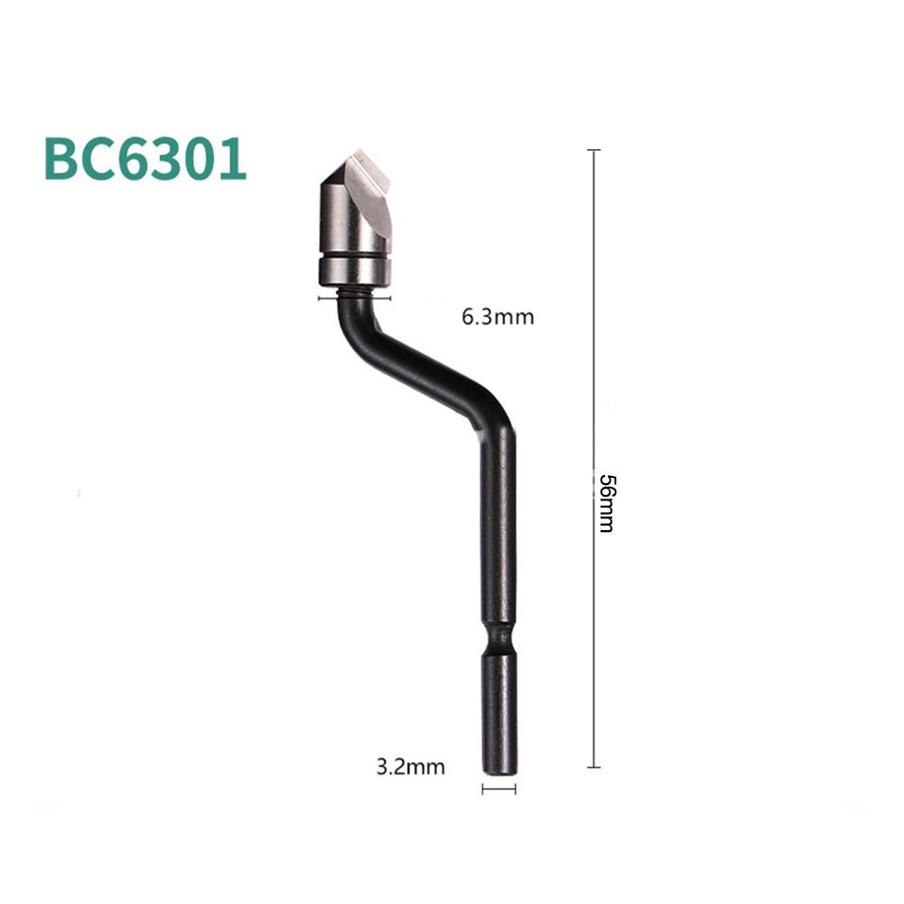 Black Silver Deburring Tool Set Cost Saving Deburring Tool Set Tool Compact Portable Design M2 High Speed Steel