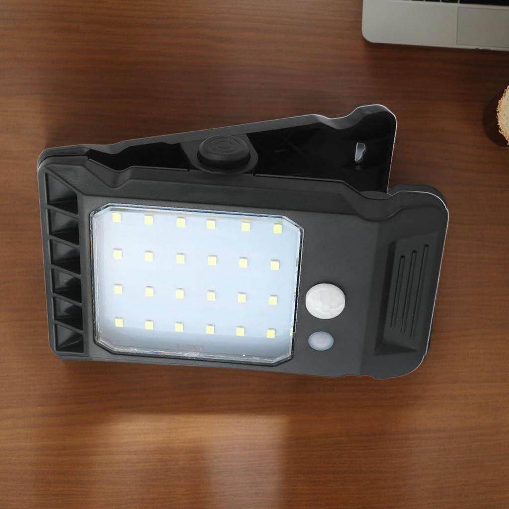 Clip On Solar Lights Smart Sensor Security Light 3 Modes Wall Lamp For Umbrella Gate Camping Pathway Deck Garden Garage Yard