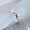 Korean Trendsetter Twisted s925 Silver Plated Ring for Women - Fashionable Index Finger Jewelry