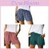 Wish Summer Womens High Waist Loose Fit Shorts With Pockets For Casual Wear