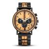 Wooden Watch Men Military Quartz Watches Luxury Stylish Wood Timepieces Wooden Watch