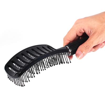 Pettine Spazzola Professionale Antistatico a File Curvi per Capelli Massaggiatore per Acconciature Spazzola per Capelli