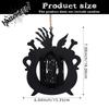 Halloween Metal Hollow Ghost Pumpkin Lantern Candle Holder Party Decor Hanging Lantern for Indoor Outdoor Display