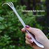 Stainless Steel Three-Pronged Bonsai Rake for Soil Loosening & Garden Planting