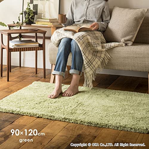 OKA Dry-Good D Nature Bath Mat, Approx. 36cm x 55cm, Dark Gray (Absorbent, Quick-Drying, Washable, Small, Non-Slip, for Baths)