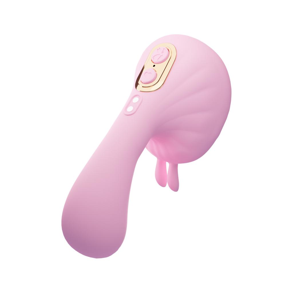 Adult Silicone Mushroom Head Clitoral Stimulator with 10 Vibration Modes Mini Vibrator, Adult Toys