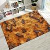 Retro Nautical Map Chart Treasure Map Compass Moto Rug for Bedroom Living Room Sofa Home Doormat Decor,Kids Non-slip Floor Mat