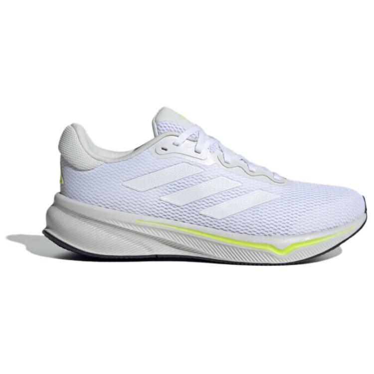 Adidas Response Comfortable Non-Slip Durable Low-Top Casual Running Shoes Men Sneakers White Yellow IH6003
