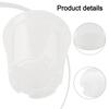 Clear Nursery Pots Plastic Planting Pots Lightweight Build Root Growth Monitoring Transparent Design For Indoor Plants