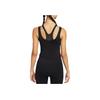 Nike Solid Color Sleeveless Fitted Crop Tank Top Women Tops Black HV3654-010