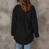 Women S Casual Solid Color Long Sleeve Lapel Single Breasted Coat