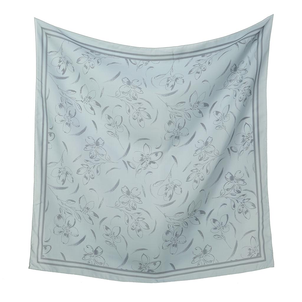 Neuer floral bedruckter 110 Quadratischer Schal Damen Muslimische Hijabs Schal Halstuch Halstuch Schals Kopftuch Bandanas Stirnband Stirnbänder