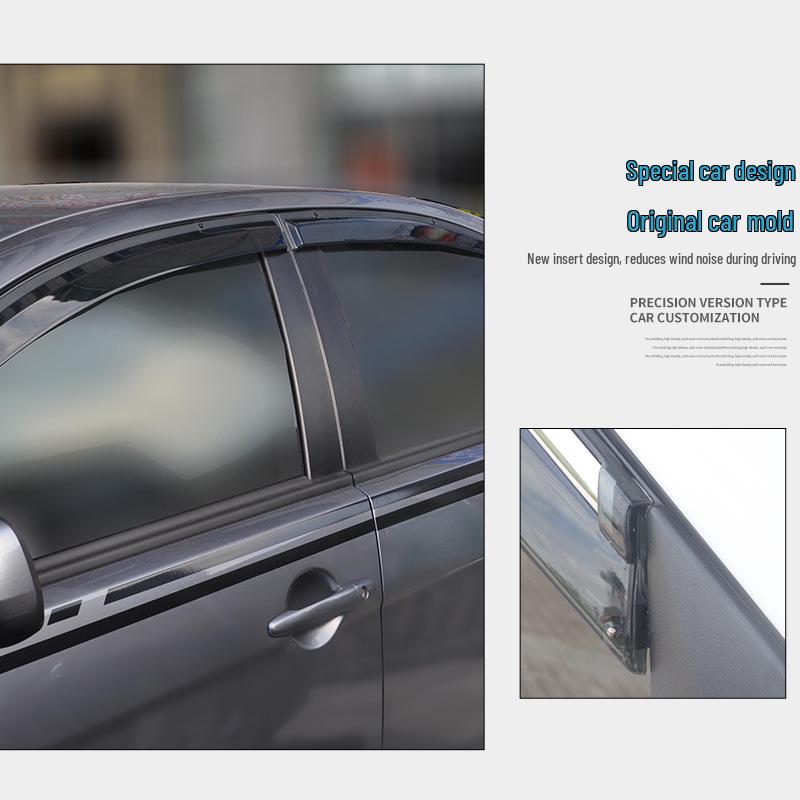 

Enhanced Transparent Rain Guards for Jimny with Buckles – Widened and Thickened Window Eyebrows Jimny Original Thickened, 2 Pieces