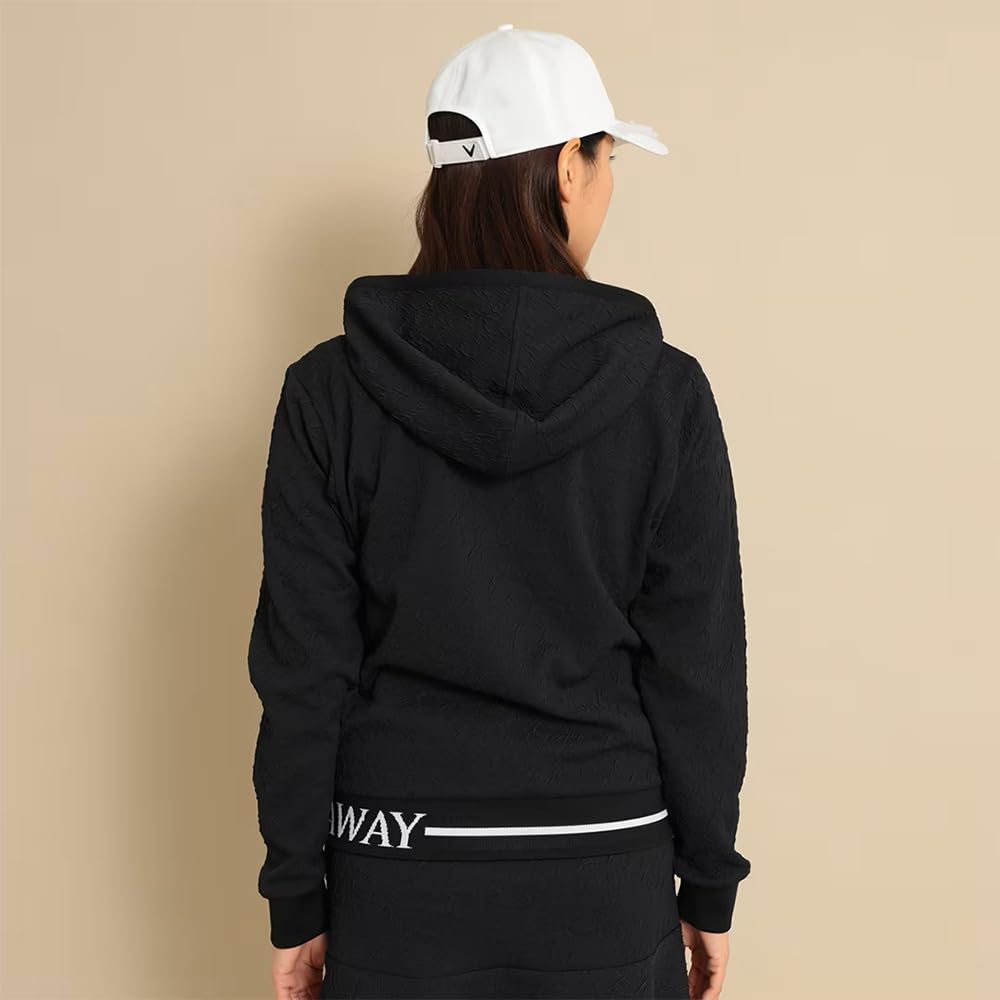 Callaway Quilted Floral Sweatshirt Golf C23217204 Size S Women's / / 1010_Black,