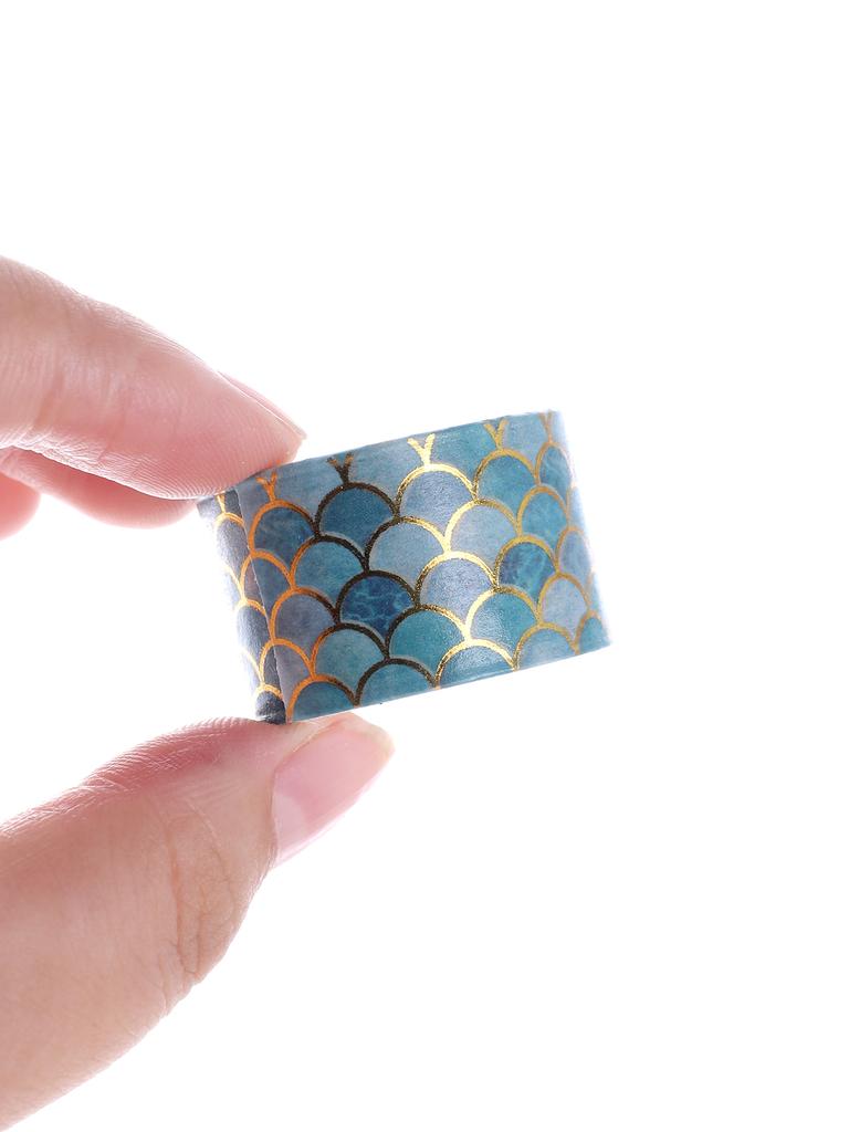 11rolls Washi Tape with Gold Foil Masking Tape Adhesive Paper Tape For Creative Decorative Tape Scrapbooking Supplies Washi Tape