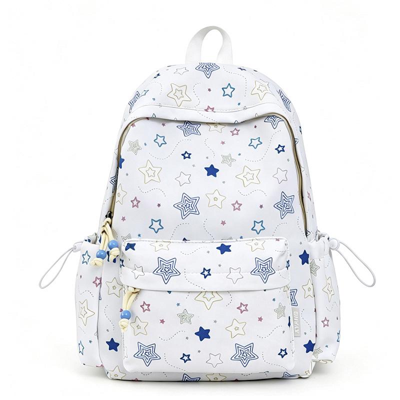 Schoolbag Japanese New Large-capacity Schoolbag Female Cute Small Fresh Literary Backpack Casual Star Girl Student Backpack