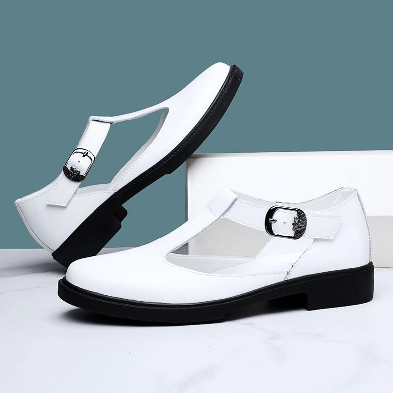 Fashion Hot Sale Summer Man Sandals Business Casual Shoes Men Wading Aqua Shoe Classic Leather Outdoor Beach Flats Simple Roman Sneakers