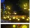 Colorful PE Round Ball Lawn Lights for Scenic Areas & Community Decor