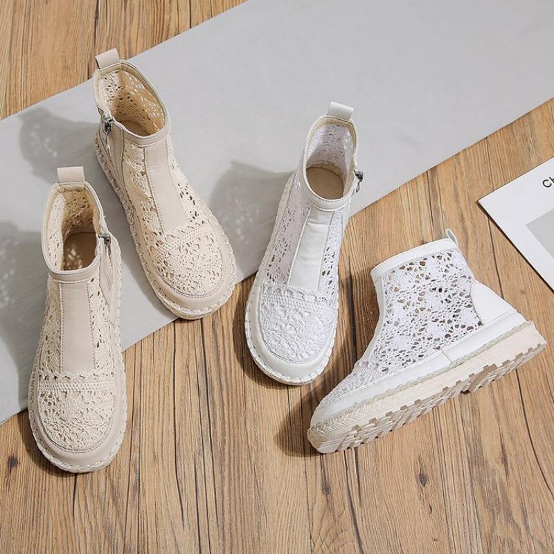 Modă Vânzări Fierbinți 2025 Pantofi Noi de Vară cu Plasă Respirabilă pentru Femei, cu Șireturi, pentru Mers, Decupați, Noi, Solizi, Antiderapanți, Casual, Mărimi 35-40 Pantofi