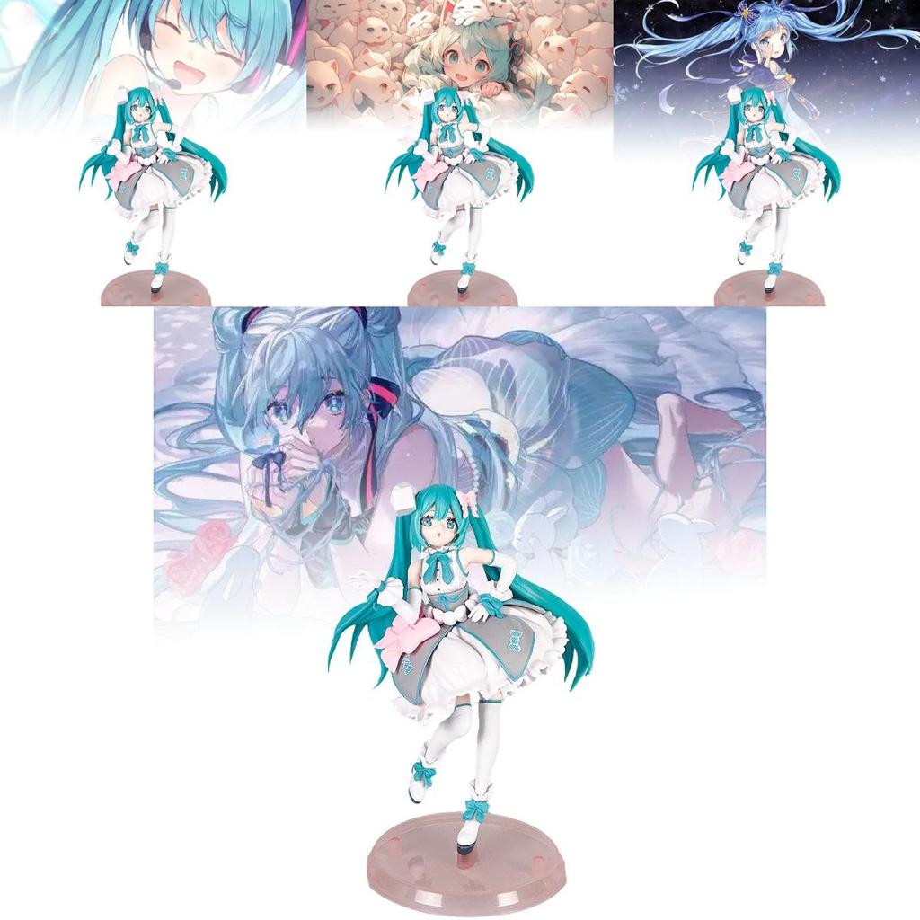 Stunning Hatsune Miku Pvc Figure Beautiful Anime Collectible Model 21cm Girl Decor