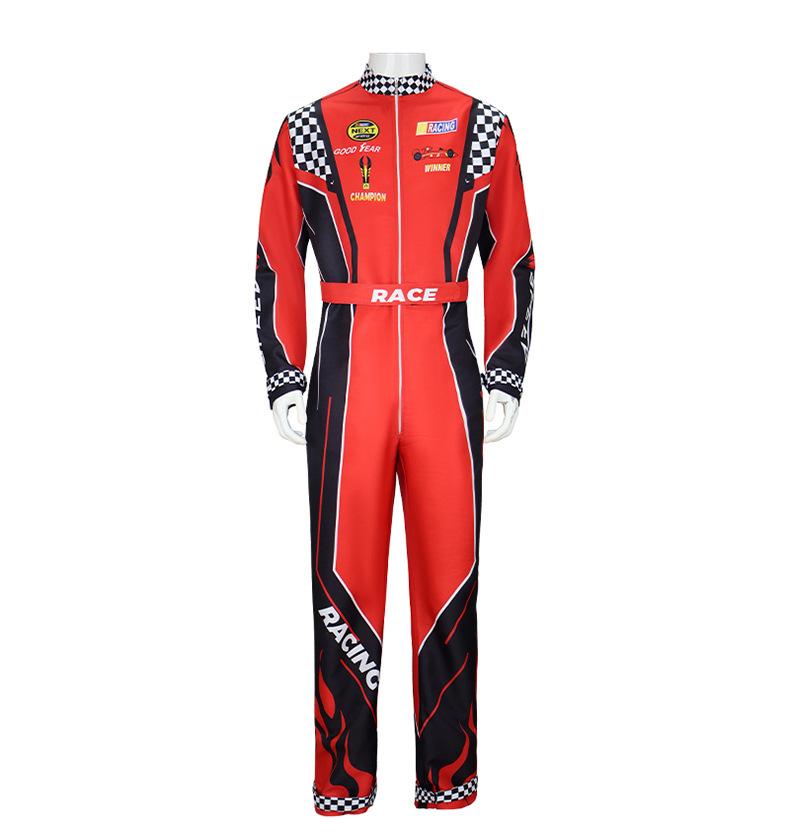 Anime Summer Breathable Models Off-road Karting Beach Car Men And Women Children Racing Suit Jumpsuit Training Racing Suits