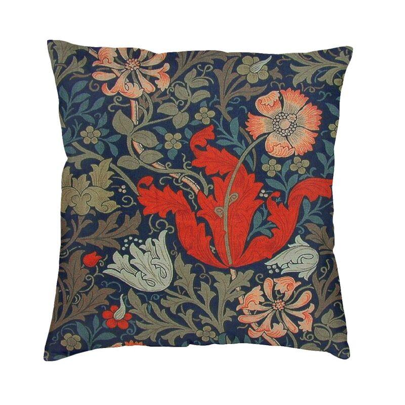 

Розкішна наволочка Fox and Hares by William Morris 45x45 см, оксамитова наволочка з квітковим візерунком для автомобільної наволочки 45x45cm 18x18in