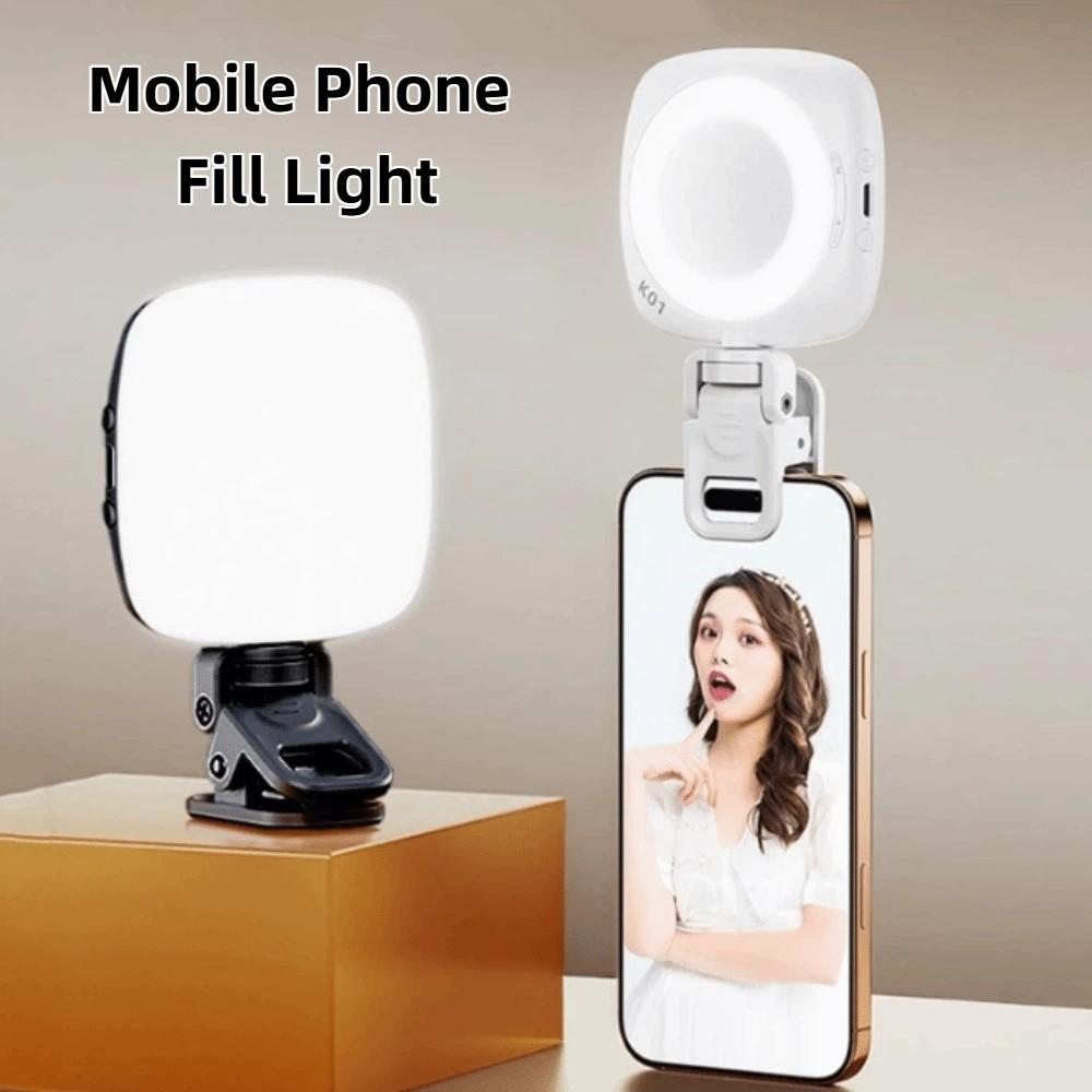 Rechargeable Phone Selfie Light Portable LED Phone Fill Light Mobile Phone Fill Light  Conference
