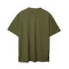 Summer Men's Short Sleeved Loose Fitting Large Solid Round Neck T-shirt Comfortable and Soft Pullover Breathable Fitness Sports Tops