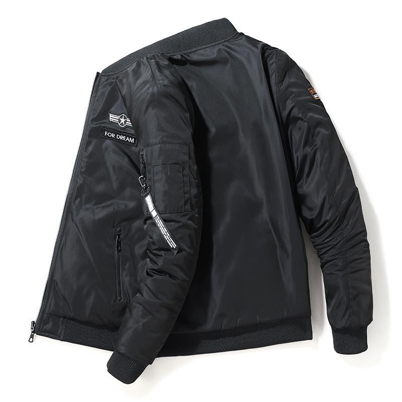 

Военный уличный мужской двусторонний утолщенный повседневный летный костюм хлопковое пальто куртка-бомбер утолщенная 7XL