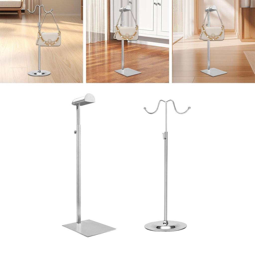Handbag Holder Rack Metal Tabletop Show Anti Slip Bottom Stainless Steel Women Bag