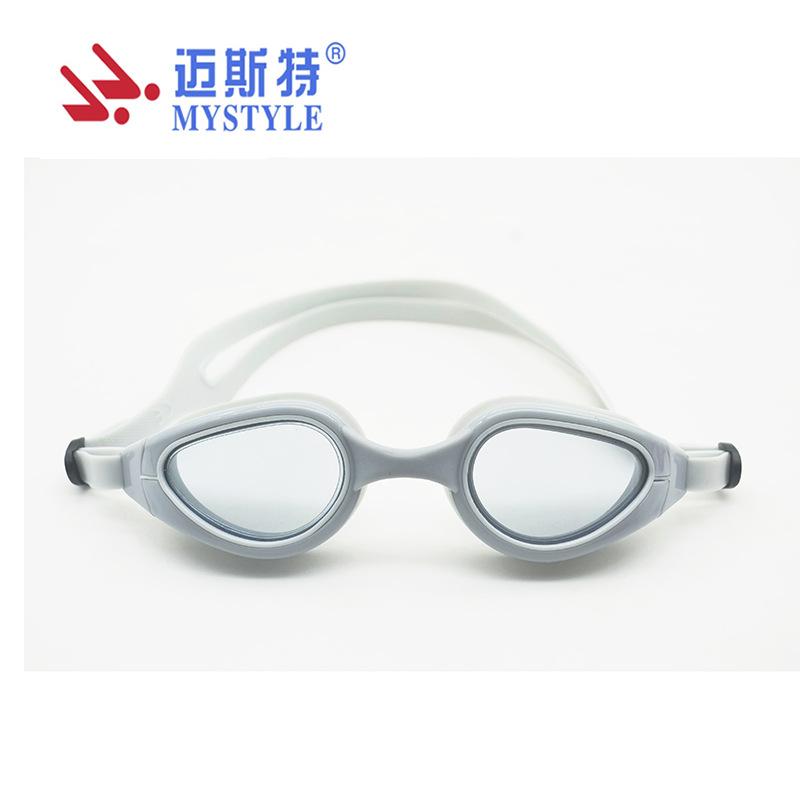 Casual and fashionable diving and swimming goggles, waterproof, anti-fog, high-definition, unisex swimming goggles белый