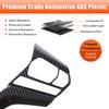ABS Plastic Carbon Fiber Car Steering Wheel Decorative Frame Cover Suitable for Isuzu D MAX D-MAX -2024 Interior Accessories