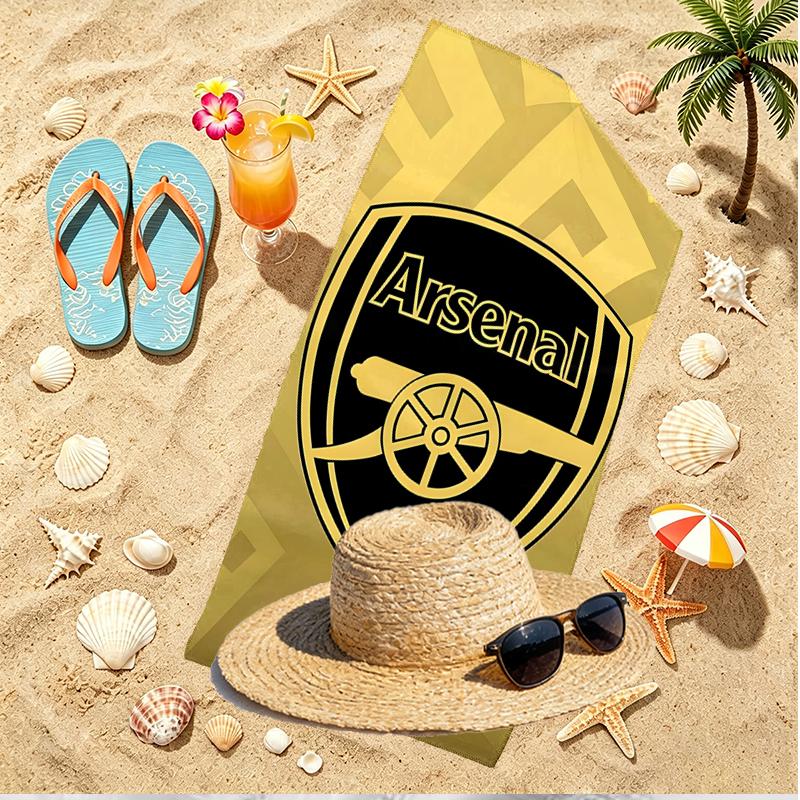 Football team.C Print Beach Towel, Versatile Lightweight Absorbent Beach Towel for Pool Surf Yoga Bathroom, Perfect Birthday Holiday Gift