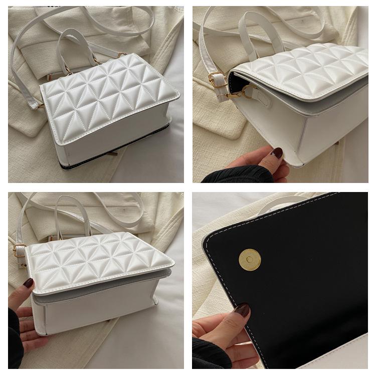 Solid Color Women's Crossbody Bag - 2024 Spring/Summer Fashionable Versatile Single Shoulder Bag