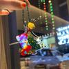 Jewelry Casting Mold Christmas Stocking Silicone Mold Holographic Resin Mold for DIY Keychains Earring Pendant Making