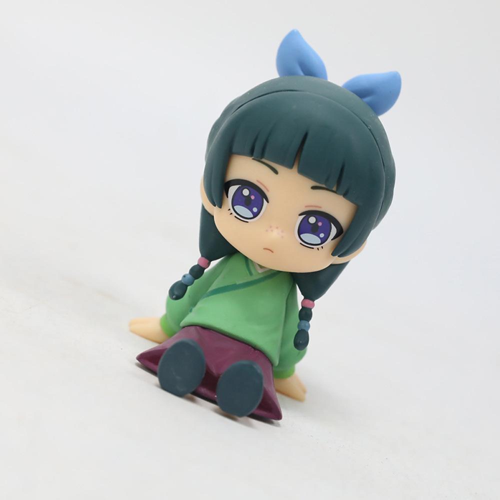 Anime The Apothecary Diaries Maomao Jinshi Mini Figure Anime Periphery Kawaii Sitting Toys Desktop Car Ornaments Model Gift