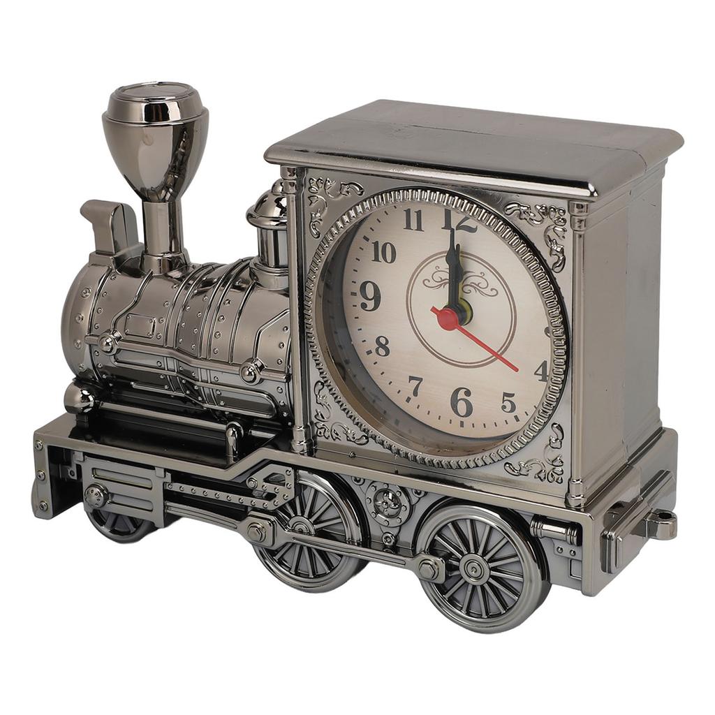 Vintage Κεφαλή Τρένου Ξυπνητήρι Επιτραπέζιο Επιτραπέζιο Ρολόι Χρόνου Μοντέλο Τρένου Διακόσμηση Σπίτι Φοιτητές Παιδικό Υπνοδωμάτιο
